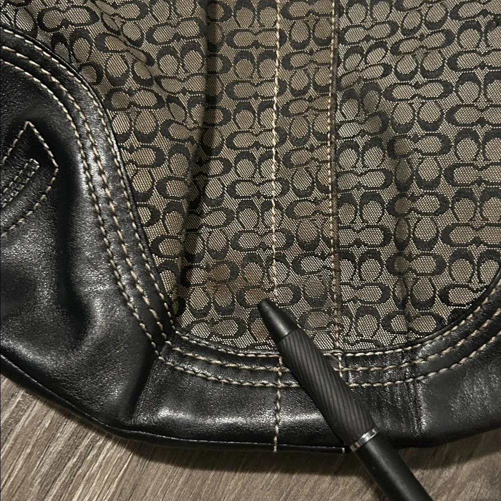 Y2K Coach Black Shoulder Bag